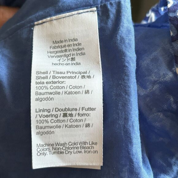 J. Crew Factory Mini Dress With Ruffle Sleeves Calas Block Mix Easter Size 4 - Picture 11 of 12